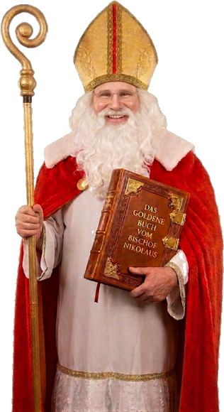 Nikolaus – Matthias M&uuml;ller als Bischof Nikolaus